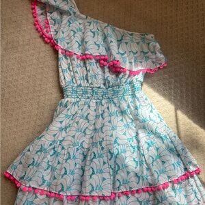Lilly Pulitzer Blue and Pink Dress